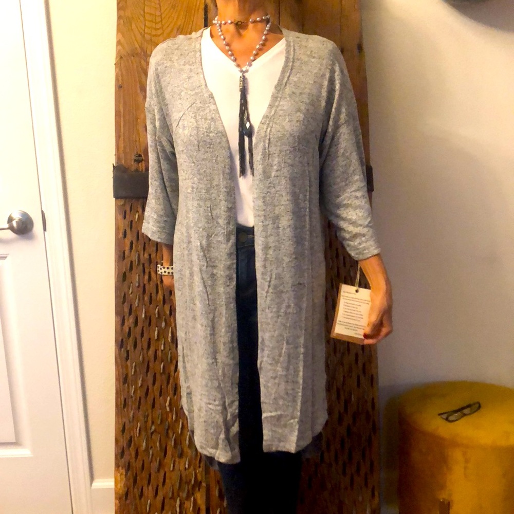 Soft, chenille-like, COZY cardigan!